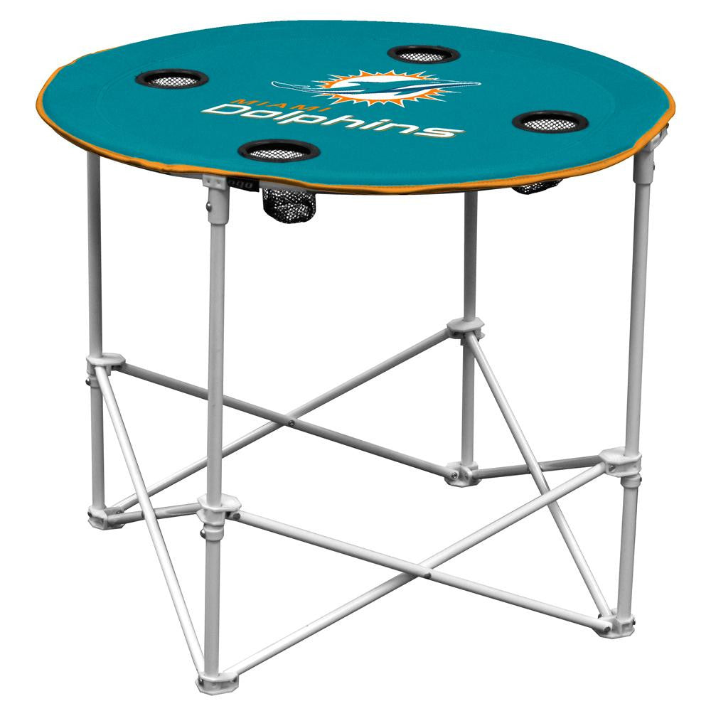 Miami Dolphins NFL Portable Round Table