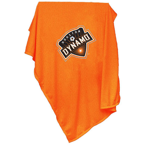 Houston Dynamo MLS Sweatshirt Blanket Throw