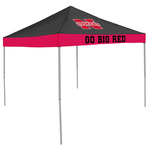 Nebraska Cornhuskers NCAA 9' x 9' Economy 2 Logo Pop-Up Canopy Tailgate Tent