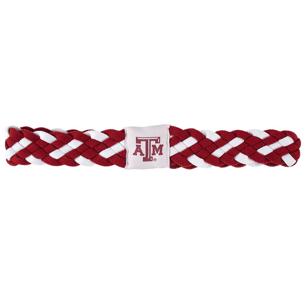 Texas A&M Aggies NCAA Braided Head Band 6 Braid