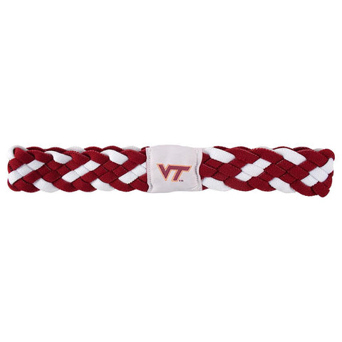 Virginia Tech Hokies NCAA Braided Head Band 6 Braid