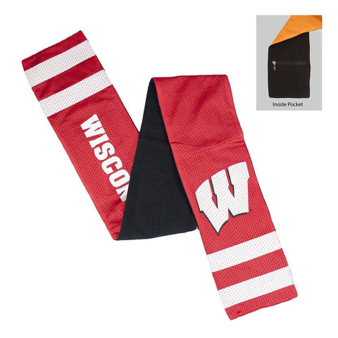 Wisconsin Badgers NCAA Jersey Scarf