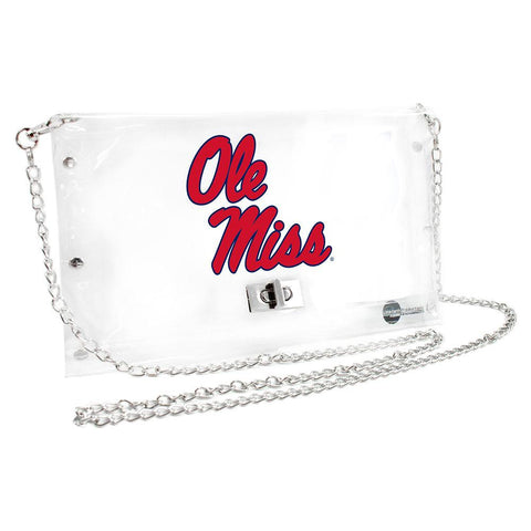 Mississippi Rebels NCAA Clear Envelope Purse