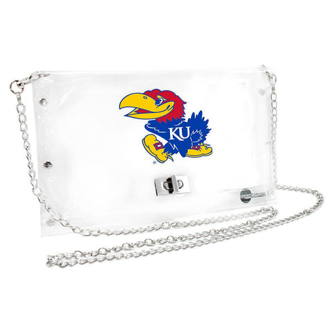 Kansas Jayhawks NCAA Clear Envelope Purse