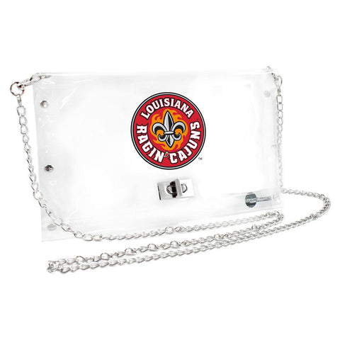 Louisiana Lafayette Ragin Cajuns NCAA Clear Envelope Purse