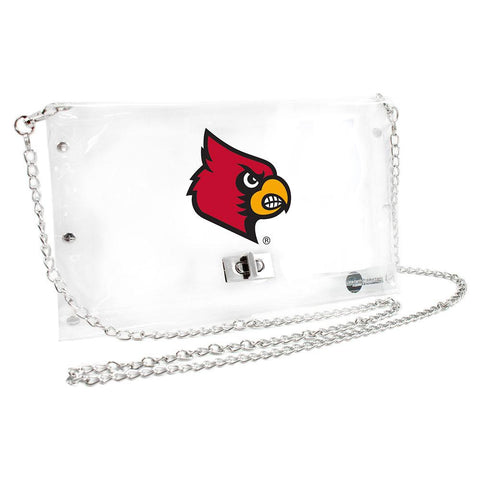 Louisville Cardinals NCAA Clear Envelope Purse