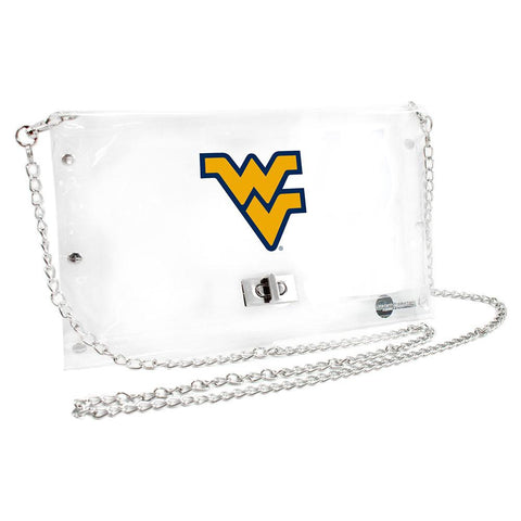 West Virginia Mountaineers NCAA Clear Envelope Purse