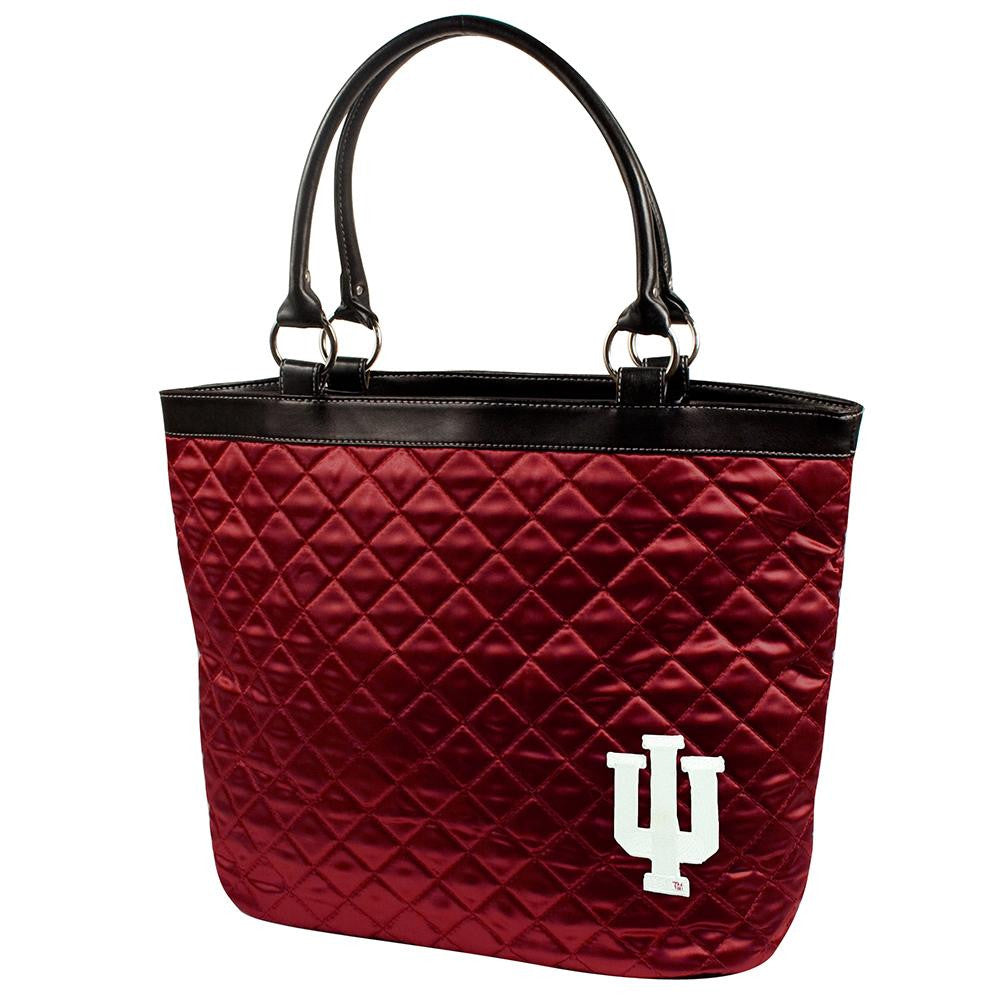 Indiana Hoosiers NCAA Quilted Tote (Dark Red)