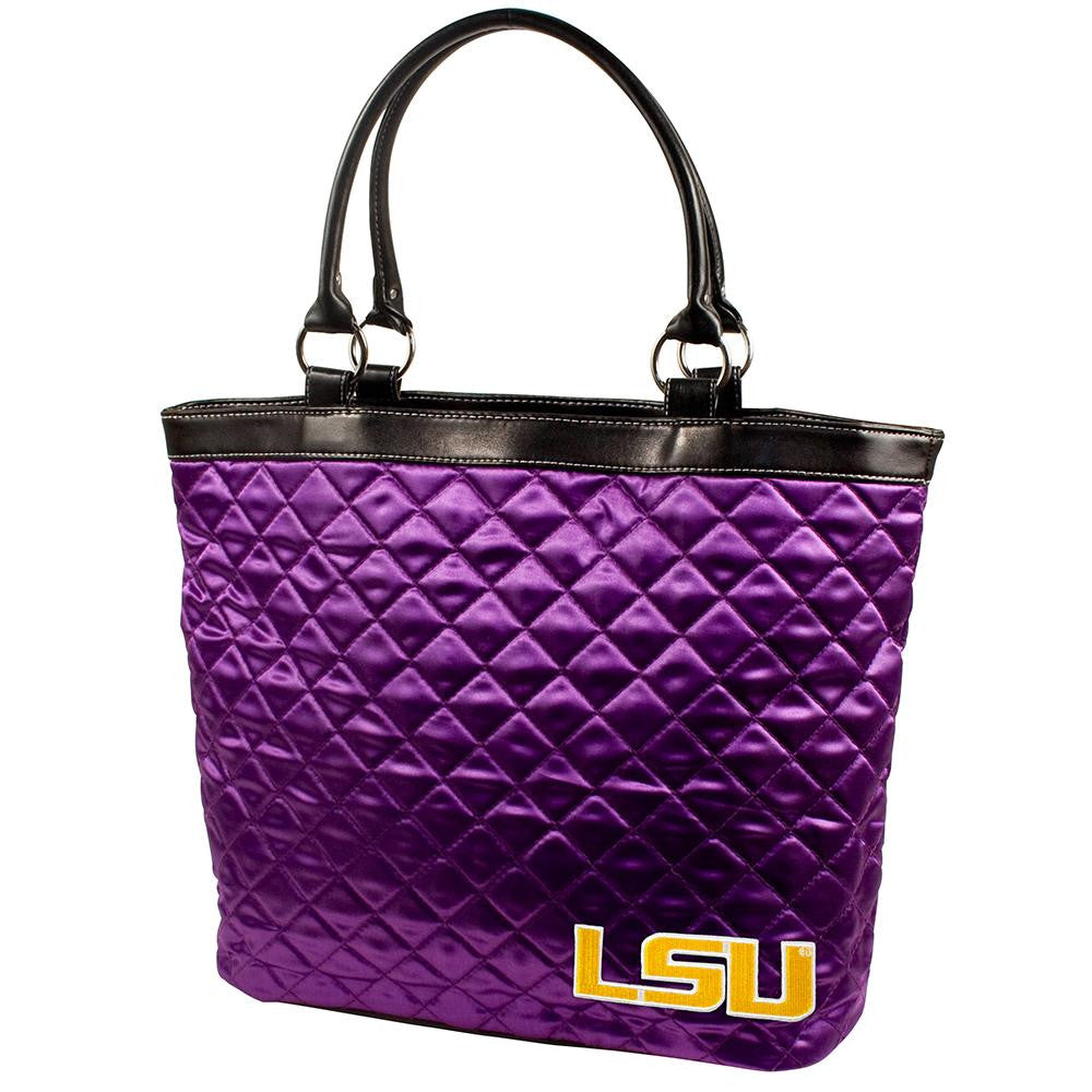 LSU Tigers NCAA Quilted Tote (Purple)