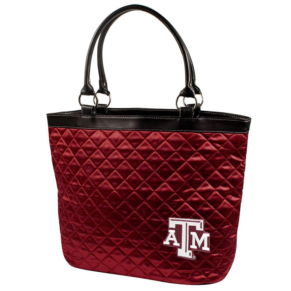 Texas A&M Aggies NCAA Quilted Tote (Dark Red)