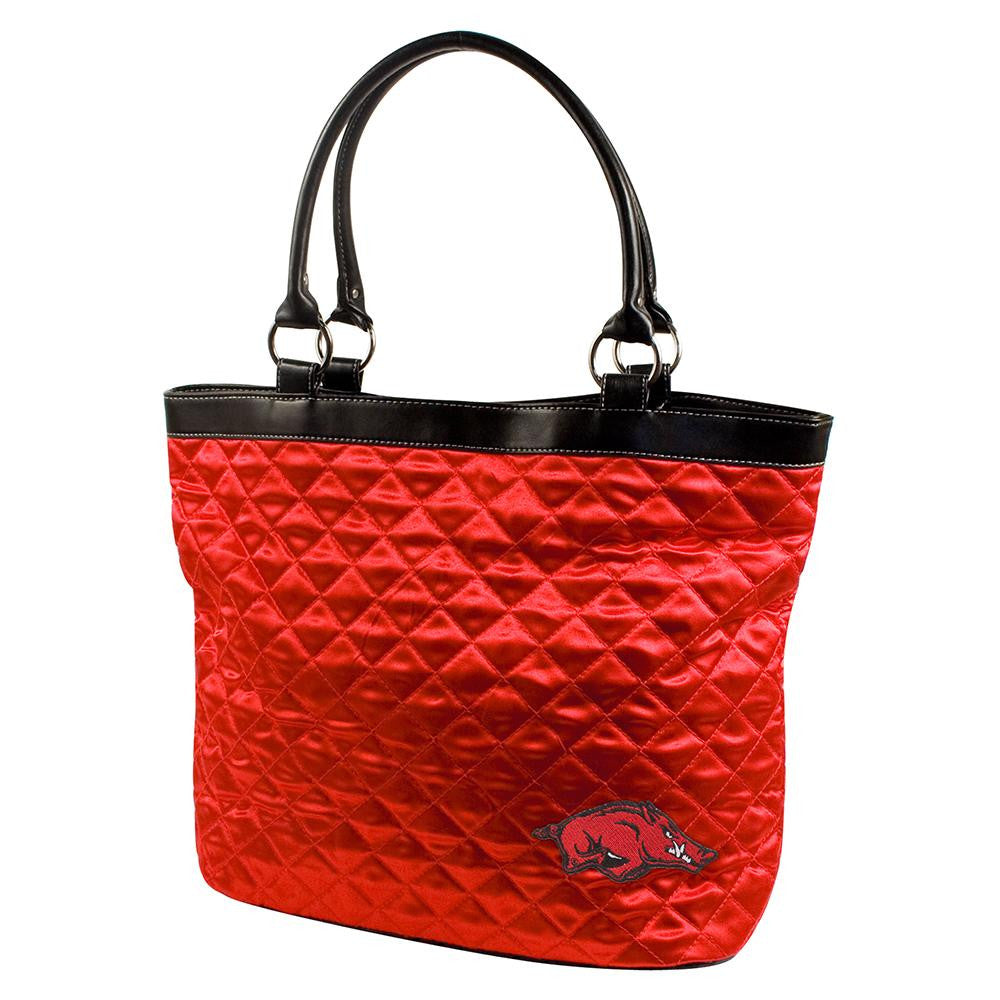 Arkansas Razorbacks NCAA Quilted Tote (Light Red)