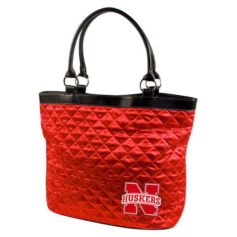 Nebraska Cornhuskers NCAA Quilted Tote (Light Red)