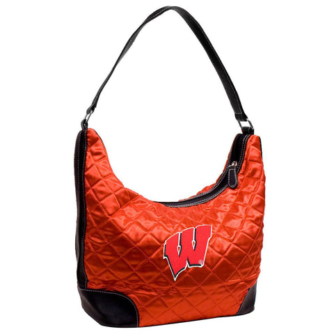 Wisconsin Badgers NCAA Quilted Hobo (Light Red)