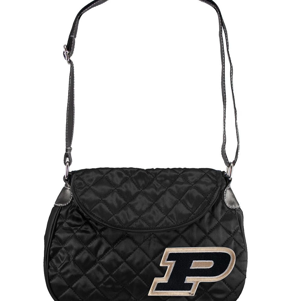 Purdue Boilermakers NCAA Quilted Saddlebag (Black)