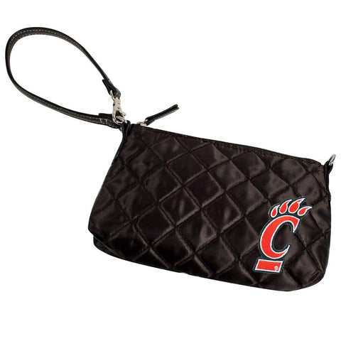 Cincinnati Bearcats NCAA Quilted Wristlet (Black)