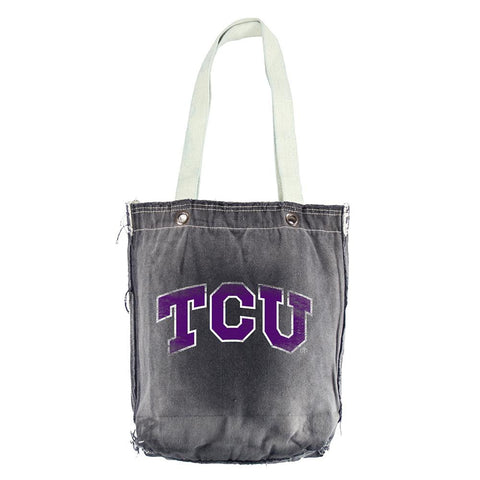 Texas Christian Horned Frogs NCAA Vintage Denim Shopper