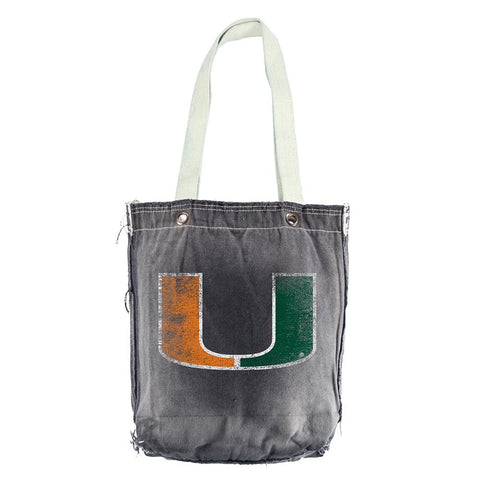 Miami Hurricanes NCAA Vintage Denim Shopper