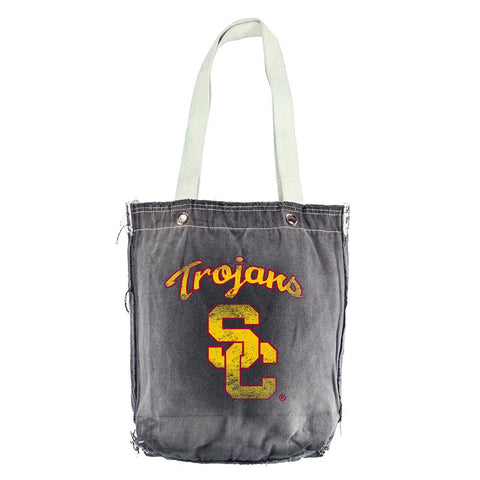 USC Trojans NCAA Vintage Denim Shopper