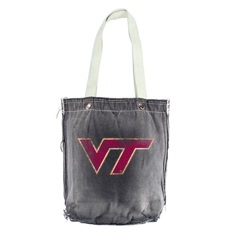 Virginia Tech Hokies NCAA Vintage Denim Shopper