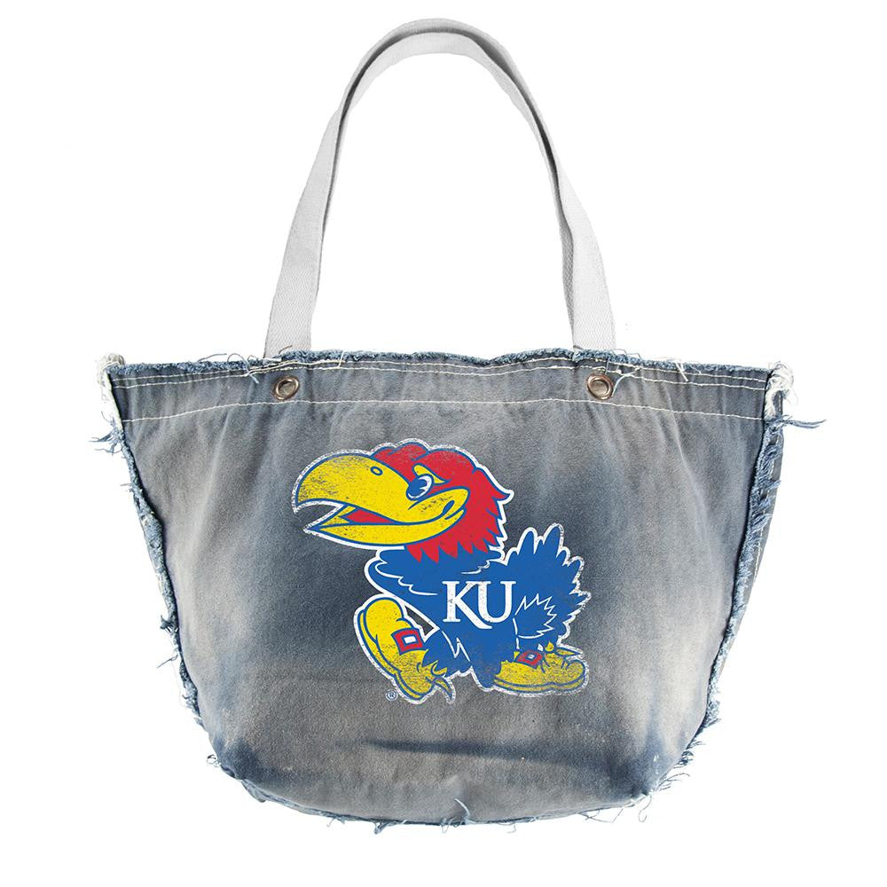 Kansas Jayhawks NCAA Vintage Denim Tote