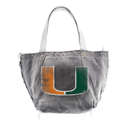 Miami Hurricanes NCAA Vintage Denim Tote