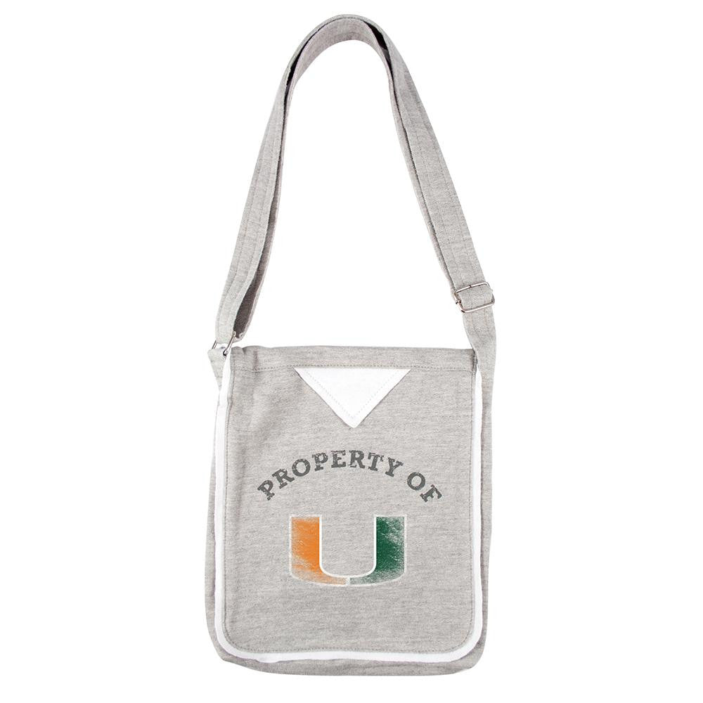 Miami Hurricanes NCAA Hoodie Crossbody Bag