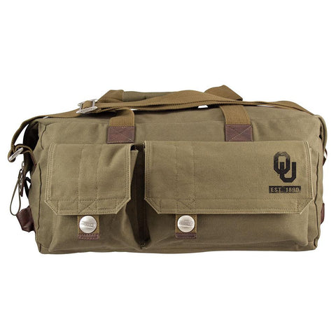 Oklahoma Sooners NCAA Prospect Deluxe Weekender Bag