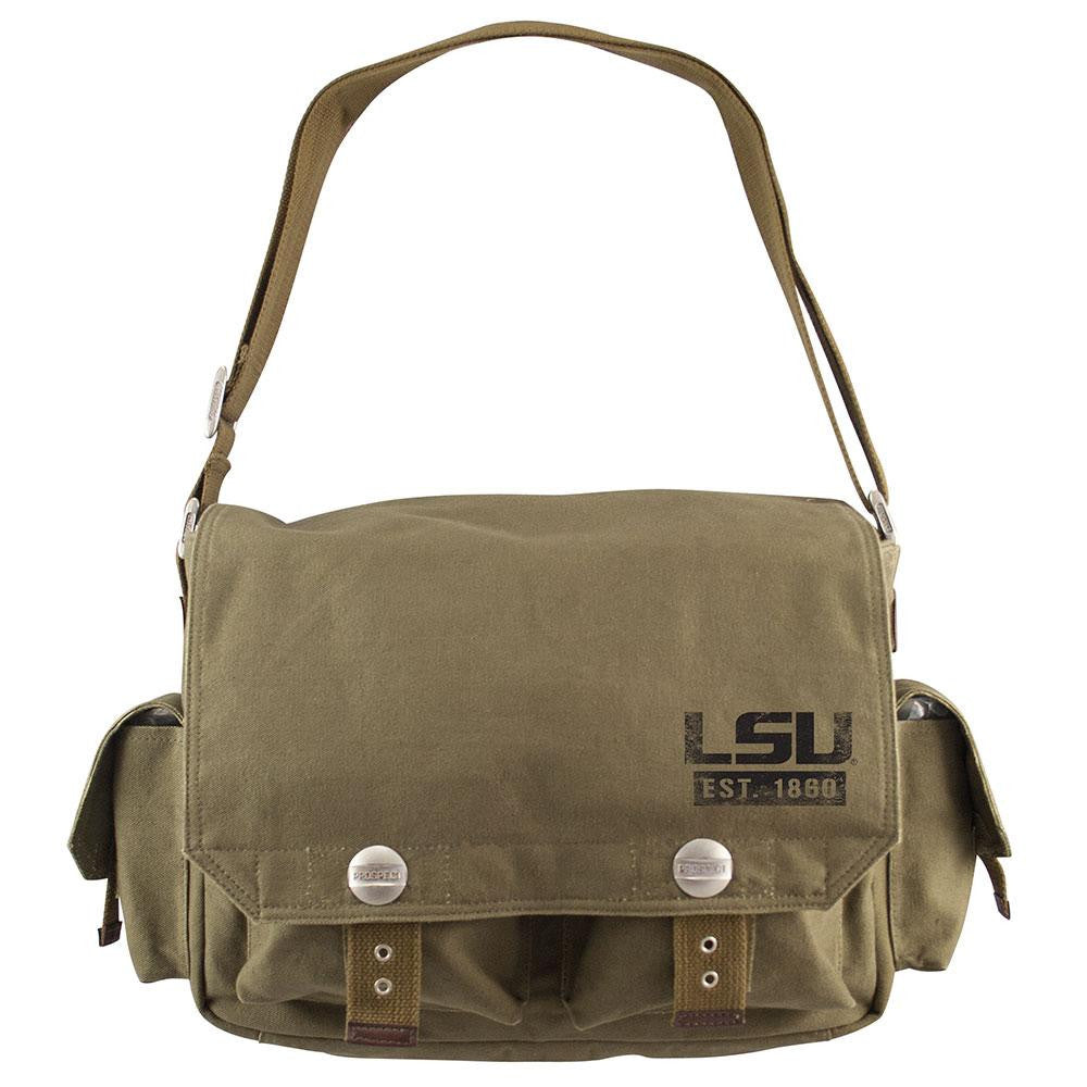 LSU Tigers NCAA Prospect Deluxe Messenger Bag