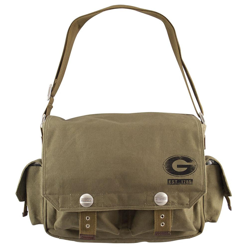 Georgia Bulldogs NCAA Prospect Deluxe Messenger Bag