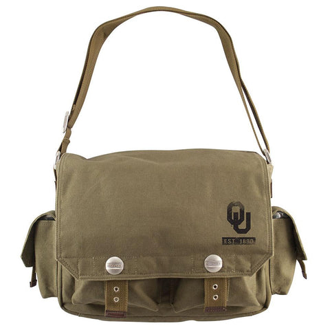 Oklahoma Sooners NCAA Prospect Deluxe Messenger Bag