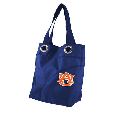 Auburn Tigers NCAA Color Sheen Tote (Navy)