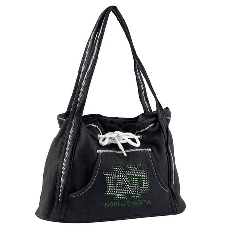 North Dakota Fighting Sioux NCAA Sport Noir Hoodie Purse