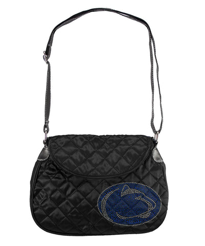 Penn State Nittany Lions NCAA Sport Noir Quilted Saddlebag