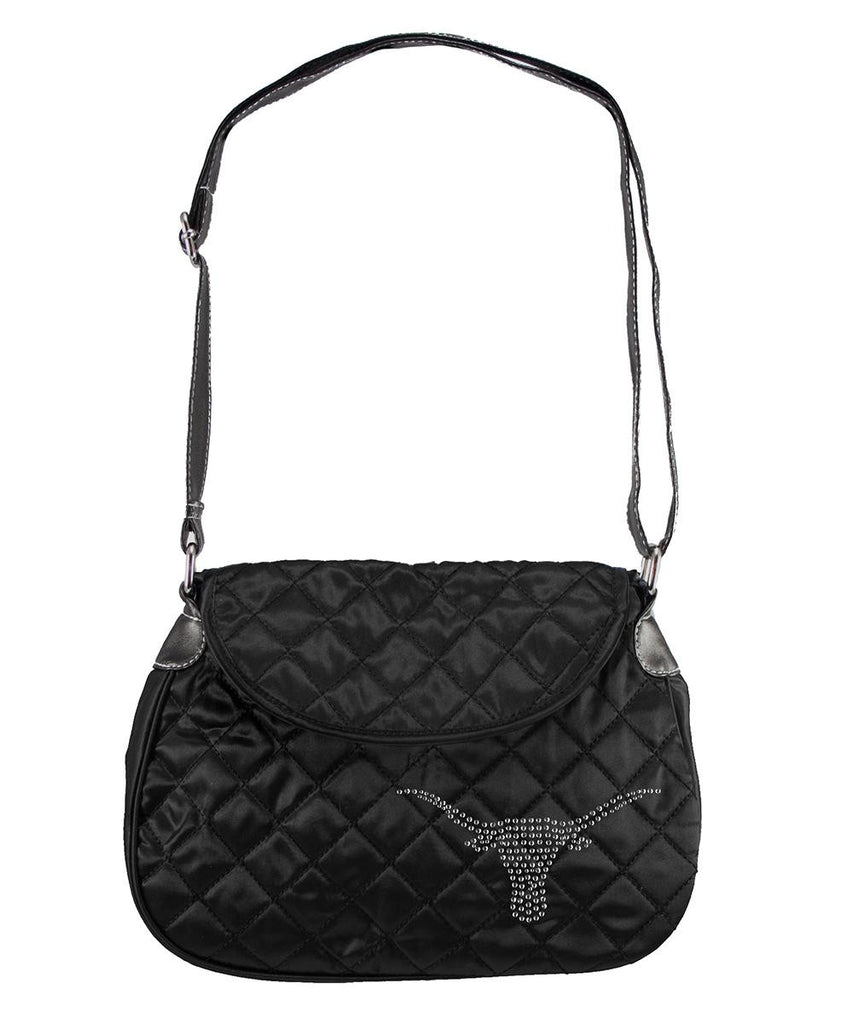 Texas Longhorns NCAA Sport Noir Quilted Saddlebag