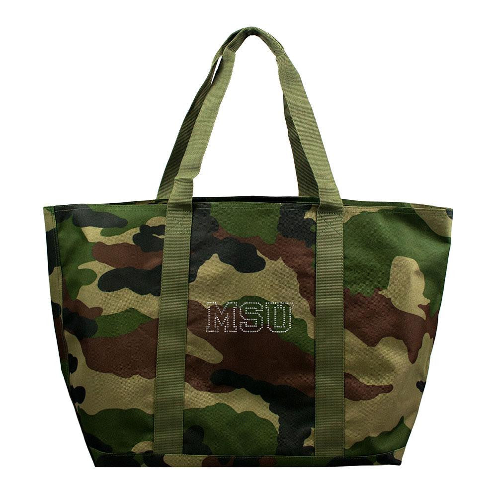 Michigan State Spartans NCAA Camo Tote