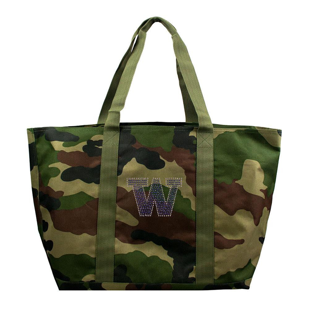 Washington Huskies NCAA Camo Tote