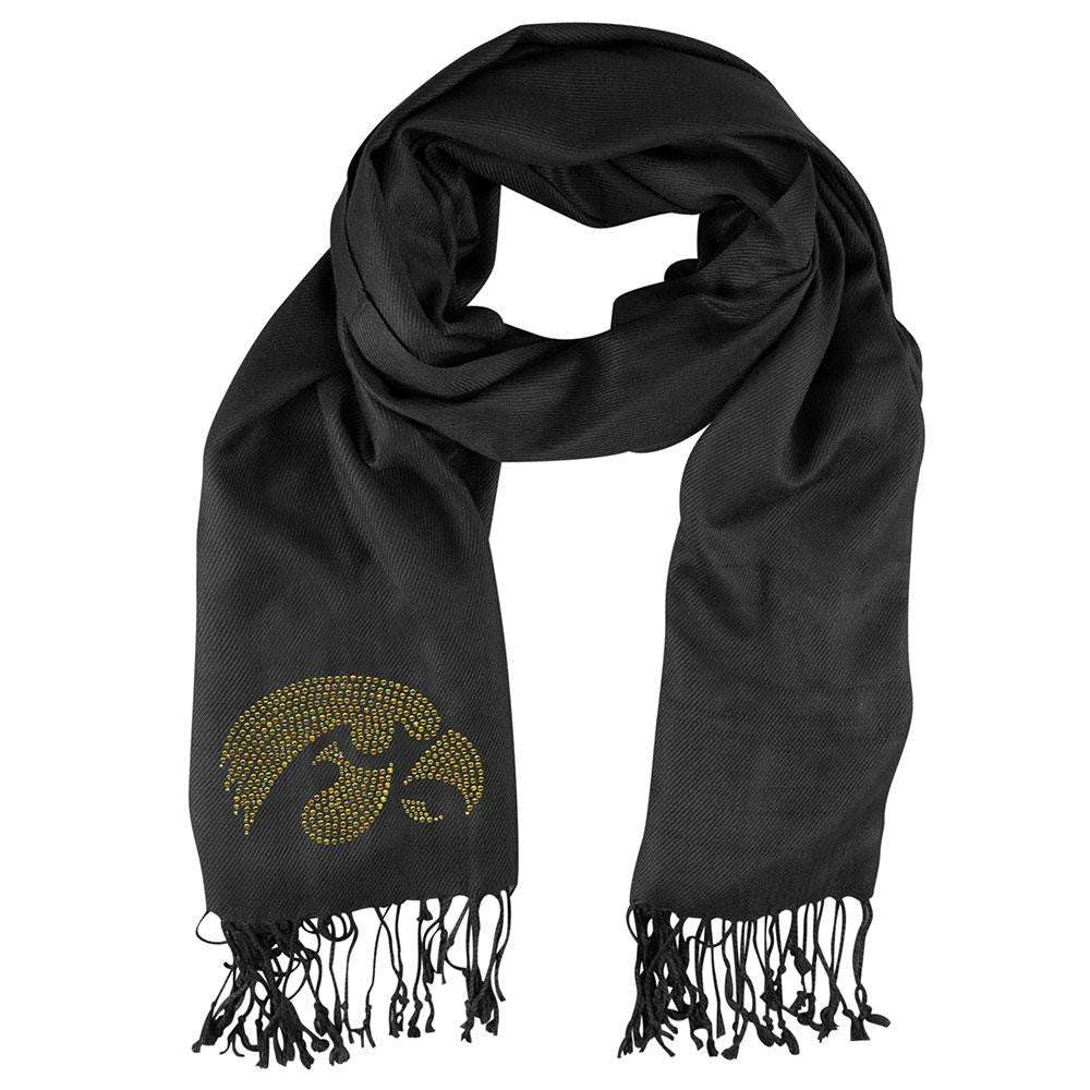 Iowa Hawkeyes NCAA Pashi Fan Scarf (Black)