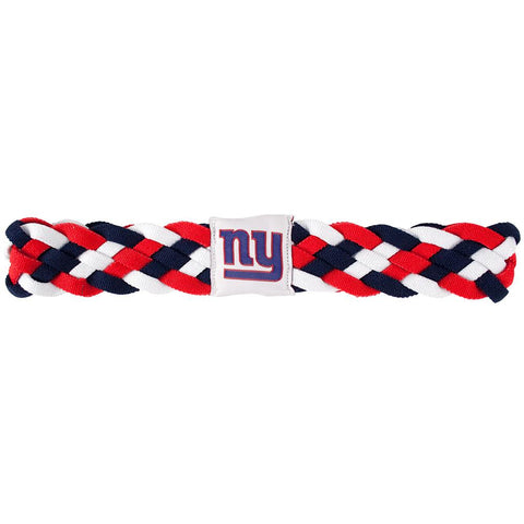 New York Giants NFL Braided Head Band 6 Braid