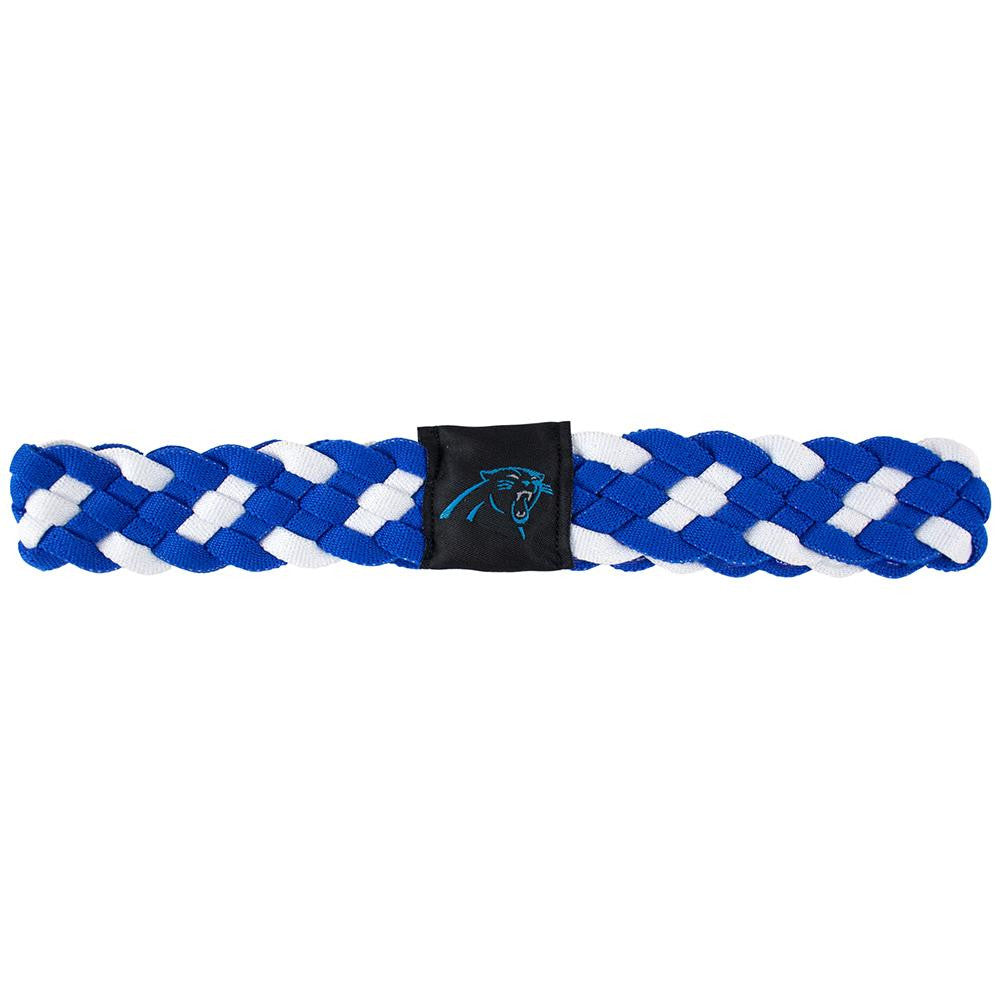 Carolina Panthers NFL Braided Head Band 6 Braid