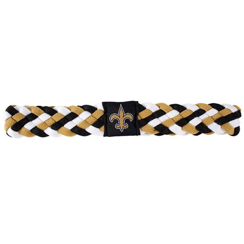 New Orleans Saints NFL Braided Head Band 6 Braid