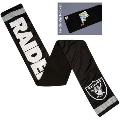 Oakland Raiders NFL Jersey Scarf