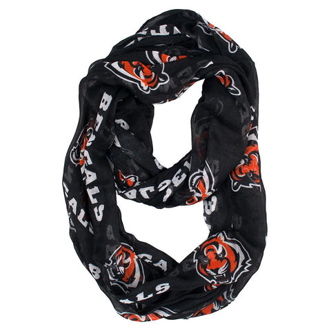 Cincinnati Bengals NFL Sheer Infinity Scarf