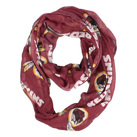 Washington Redskins NFL Sheer Infinity Scarf