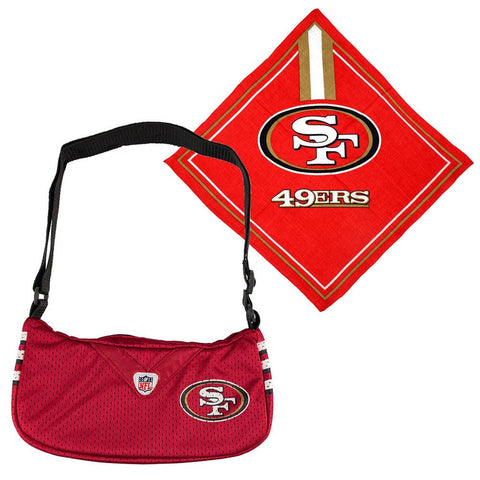 San Francisco 49ers NFL Fandana and Jersey Purse Set