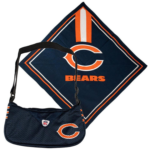 Chicago Bears NFL Fandana and Jersey Purse Set