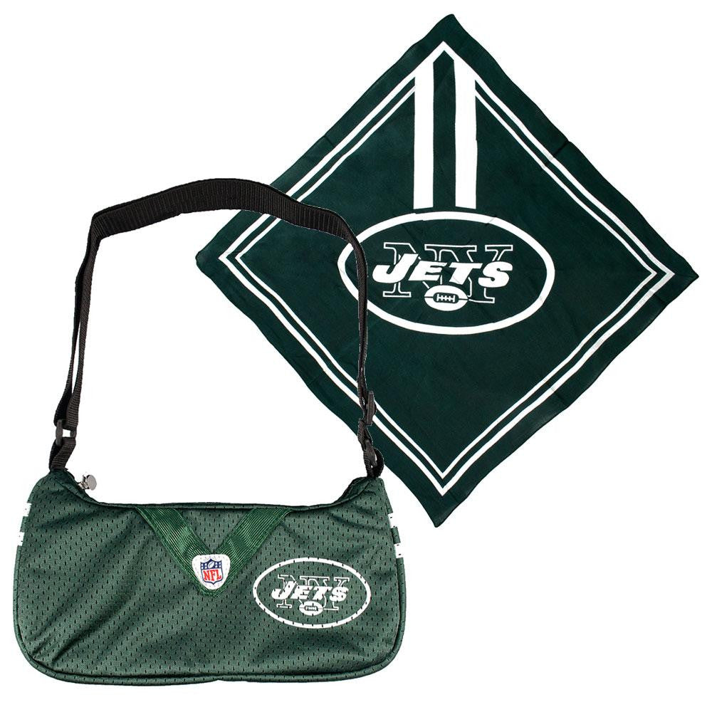 New York Jets NFL Fandana and Jersey Purse Set