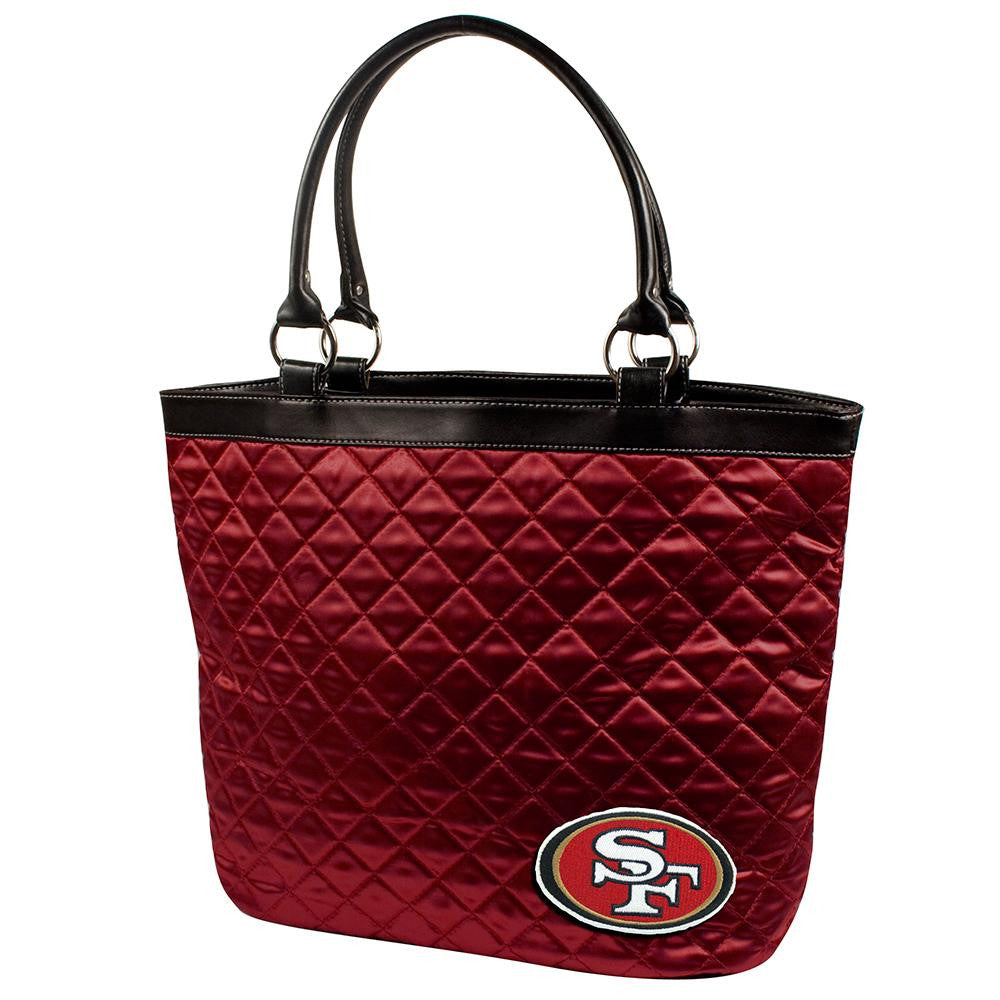 San Francisco 49ers NFL Quilted Tote (Dark Red)