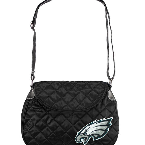 Philadelphia Eagles NFL Quilted Saddlebag (Black)