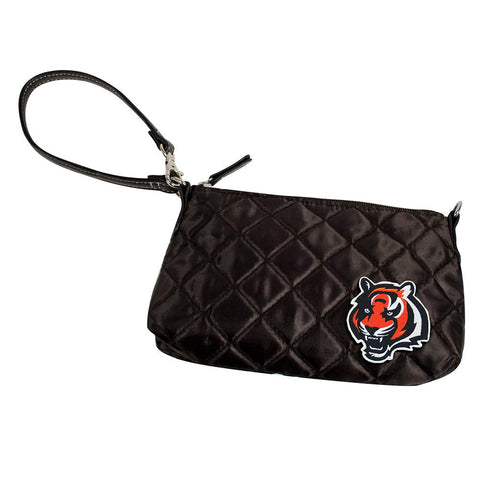 Cincinnati Bengals NFL Quilted Wristlet (Black)