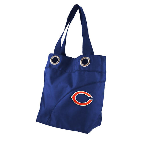 Chicago Bears NFL Color Sheen Tote (Navy)